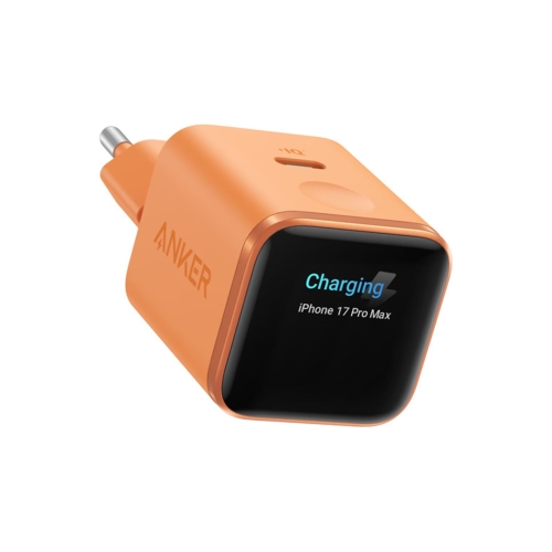 Anker Punjač 45W Nano GaN USB-C Narandžasti Display