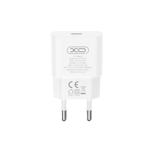 XO Kućni punjač L167 25W PD